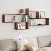 Image de vidaXL Étagère murale vieux bois 1675x18x68 cm bois dingénierie 853324