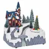 Image de Vidaxl décoration de village multicolore 20,5 x 17 x 21 cm