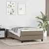 Image de Matelas À Ressorts Ensachés Pour Enfants Fermeté Moyenne Taupe 80x160 Cm Tissu Vidaxl