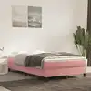 Image de Matelas De Lit À Ressorts Ensachés Fermeté Moyenne Rose 120x210x20 Cm Velours Vidaxl