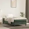 Image de Matelas À Ressorts Ensachés 80 X 220 Cm Vert Foncé Vidaxl