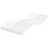 Image de Matelas En Mousse Blanc 100x210 Cm 7 Zones Dureté 20 Ild Vidaxl