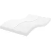Image de Matelas En Mousse Blanc 120x210 Cm 7 Zones Dureté 20 Ild Vidaxl