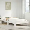Image de Cadre De Lit Sans Matelas Blanc 90x190 Cm Bois De Pin Massif Vidaxl