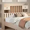 Image de Tête De Lit Avec Rangement 135 Cm Bois Massif De Pin Vidaxl