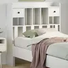 Image de vidaXL Tête de lit avec rangement blanc 75 cm bois massif de pin 855527