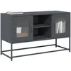 Image de Meuble Tv Anthracite 100,5x39x60,5 Cm Acier Vidaxl