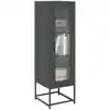 Image de Buffet Haut Anthracite 36x39x123 Cm Acier Laminé À Froid Vidaxl