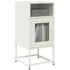 Image de vidaXL Table de chevet blanc 36x39x78 cm acier laminé à froid table dappoint armoire de lit table dappoint pour 853415