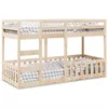 Image de vidaXL Lit superposé 80x200 cm Bois de pin massif 3308586