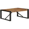 Image de Table Basse Multicolore 80x80x35 Cm Bois De Récupération Massif Vidaxl