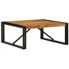 Image de vidaXL Table basse 80x80x35 cm bois massif acacia table latérale table de salon table daccent bout de canapé table 4016672