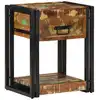 Image de Cabinet De Chevet 2 Pcs 40 X 35 X 50 Cm Bois Recyclé Solide Vidaxl