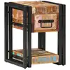 Image de Cabinet De Chevet 2 Pcs 30 X 30 X 40 Cm Bois Recyclé Solide Vidaxl