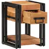 Image de Cabinet De Chevet Marron 30 X 30 X 40 Cm Bois D'acacia Massif Vidaxl