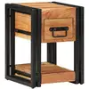 Image de Vidaxl cabinet de chevet marron 30 x 30 x 40 cm bois d'acacia massif