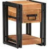 Image de Cabinet De Chevet 2 Pcs 30 X 30 X 40 Cm Bois D'acacia Massif Vidaxl