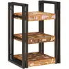 Image de Vidaxl table de chevet 2 pcs bois massif de récupération