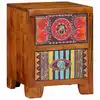 Image de Table De Chevet 35x35x45 Cm Bois D'acacia Massif Vidaxl
