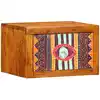 Image de Cabinet De Chevet Avec Tiroir Marron 35 X 30 X 22 Cm Vidaxl