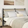 Image de vidaXL Tête de lit de remplacement chêne sonoma 135 cm fer et bois d’ingénierie 4017134