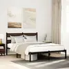 Image de Cadre De Lit Sans Matelas Avec Tête De Lit 140x190 Cm Vidaxl