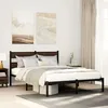 Image de vidaXL Cadre de lit sans matelas avec tête de lit 160x200 cm 4017154