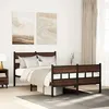 Image de vidaXL Cadre de lit sans matelas avec tête de lit et pied de lit 4017166