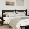 Image de Tête De Lit De Remplacement Chêne Marron 200 Cm Acier Et Bois D'ingénierie Vidaxl