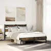 Image de Cadre De Lit Sans Matelas Avec Tête De Lit 140x190 Cm Vidaxl