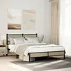 Image de Cadre De Lit Sans Matelas Chêne Sonoma 140x190 Cm Vidaxl