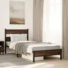 Image de Cadre De Lit Sans Matelas Chêne Marron 90x190cm Bois Ingénierie Vidaxl