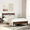 Image de Cadre De Lit Sans Matelas Chêne Marron 120x200 Cm Vidaxl