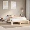 Image de Cadre De Lit Sans Matelas 150x200 Cm Bois De Pin Massif Vidaxl