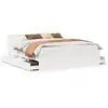 Image de Vidaxl cadre de lit sans matelas avec tête de lit 200x200 cm bois pin