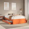 Image de Cadre De Lit Sans Matelas Avec Tiroirs 120x200 Cm Bois Pin Vidaxl