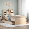 Image de Lit Bibliothèque Sans Matelas 75x190 Cm Bois De Pin Massif Vidaxl