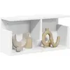 Image de Armoire Murale 60x20x30 Cm Blanc Bois D'ingénierie Vidaxl
