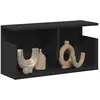 Image de Armoire Murale 60x20x30 Cm Noir Bois D'ingénierie Vidaxl