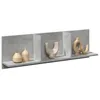 Image de vidaXL Armoire murale 100x165x30 cm gris béton bois dingénierie armoire murale flottante étagère murale vitrine murale 854862