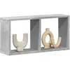 Image de Armoire Murale 60x16x30 Cm Gris Béton Bois D'ingénierie Vidaxl