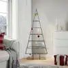 Image de Arbre De Noël En Métal 150 Cm Acier Peint Par Poudre Vidaxl