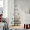 Image de Sapin de Noël - Métal Noir - 150 cm - Design Contemporain - Décoration Personnalisable