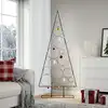 Image de Arbre De Noël En Métal Pour Décoration Noir 180 Cm Vidaxl