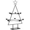 Image de Arbre De Noël En Métal Pour Décoration Noir 75 Cm Vidaxl