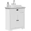 Image de Armoire De Lavabo De Salle De Bain Bodo Blanc 70x35x80 Cm Vidaxl
