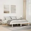 Image de Cadre De Lit Extra Long Sans Matelas 160x210 Cm Bois Massif Pin Vidaxl