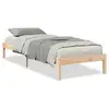 Image de Vidaxl cadre de lit extra long sans matelas 90x220 cm bois massif pin