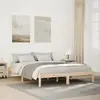 Image de Cadre De Lit Extra Long Sans Matelas 140x220 Cm Bois Massif Pin Vidaxl
