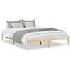 Image de Vidaxl cadre de lit extra long sans matelas 160x220 cm bois massif pin